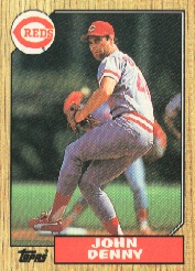 1987 Topps Baseball Cards      644     John Denny